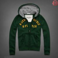 heren abercrombie fitch pullover full-zip donkergroen geel On Sale Betaalbare lgu68181